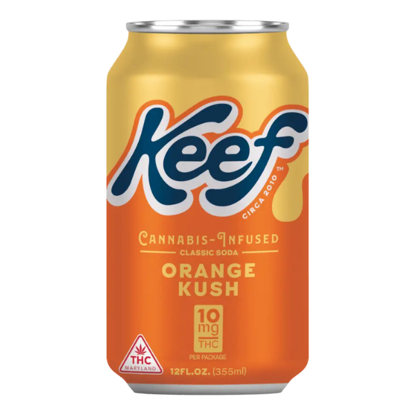 Keef Classic Soda 12oz 10mg D9 / Orange Kush